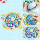 Cy2Side Summer Pool Sticker Scene - 12 Set Make A Pool Scene Art Craft With Swimming Ring For Kids Make Your Own Swimming Sticker Art Craft Diy Summer Party Games Classroom Fun Activities
