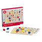 Petit Collage Multi-Language Alphabet Wooden Jigsaw Tray Puzzle – Abc Puzzle With 26 Letter Pieces And 4 Icon Sheets, Language Development Toys In English, French, Italian & German, Ideal For Ages 3+
