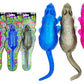 JA-RU Sticky Stretchy Rubber Rat Toys (4 Rats) Squishy Sticky Fidget Toys for Kids. Funny Halloween Pranks, Joke, & Gag Gift. An