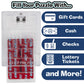 Bilz Money Puzzle For Cash, Gift Cards And Tickets, A Fun Reusable Game And Money Maze - Perfect For Birthdays Mini Maze 2 Pack