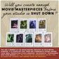 Facade Games Hollywood 1947 Board Game - Strategy and Deceit for 1-9 Players, Ages 14+, Plastic Model IB1240