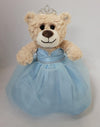 Kinnex Collections Since 1997 12'' Quince Anos Last Doll Teddy Bear With Dress (Centerpiece) ~ Arc09832-4 (Baby Blue)