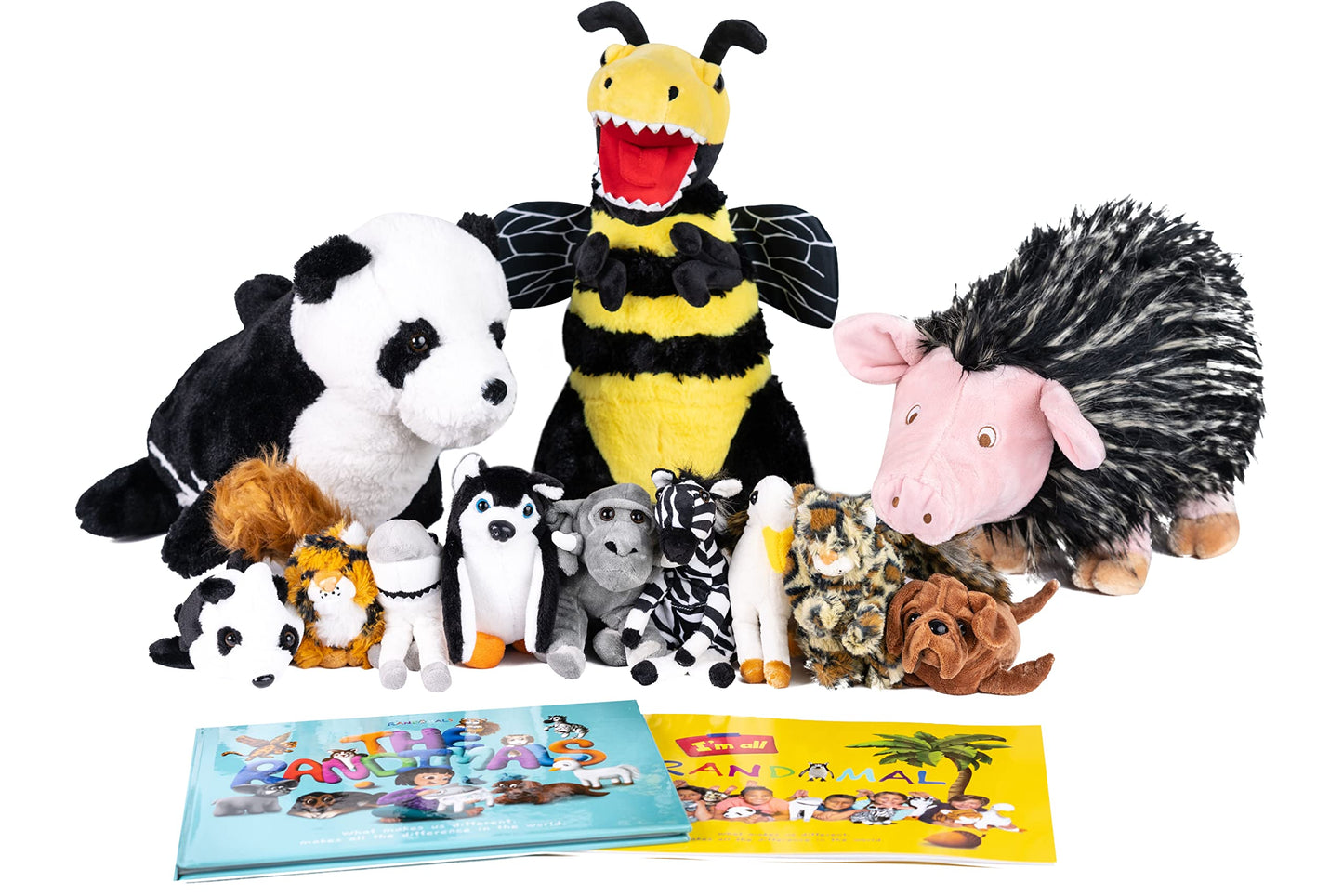 Randimals Randimini Collection Seadog - Sea Lion And Mastiff Plush Bean Filled Toy 6.5   , Soft & Huggable, Premium Quality Hybr