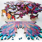 Hodslen Woods - Animal Wooden Jigsaw Puzzles for Kids (12+ Years) mature-themed  Teens  Family; Majestic Animal Shaped Natural Wood Puzzle  Medium Level 15x15 in. (38x38 cm) 180 pcs  XL - Size - Butterfly