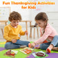 6 Pack Thanksgiving Wooden Puzzle For Toddlers, Thanksgiving Toys Jigsaw Puzzles For Thanksgiving Activities Party Favors Games Kids Boys Girls Thanksgiving Gifts Supplies