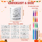 Thanksgiving Color Your Own Mugs for Kids-12Pcs Fall Bulk 8oz Personalized Coffee Mugs with 36Pcs Insert Paper Autumn Pumpkin Tu