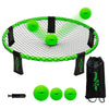 Playzap Roundnet Game Set, Includes 3 Balls, Carrying Case And Rules, Played Indoor Outdoor Lawn, Beach & Tailgating, Roundnet Set Gift For Kids, Teens & Adults