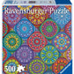 Ravensburger Magnificent Mandalas 500 Piece Jigsaw Puzzle - Handcrafted Cardboard, Multicolor, Model 80694, Made in Germany
