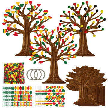 Cinrobiye 30 Sets Black History Month Party Supplies Craft Kits,African American Ornaments Decorations DIY Sets BHM Festival Cra
