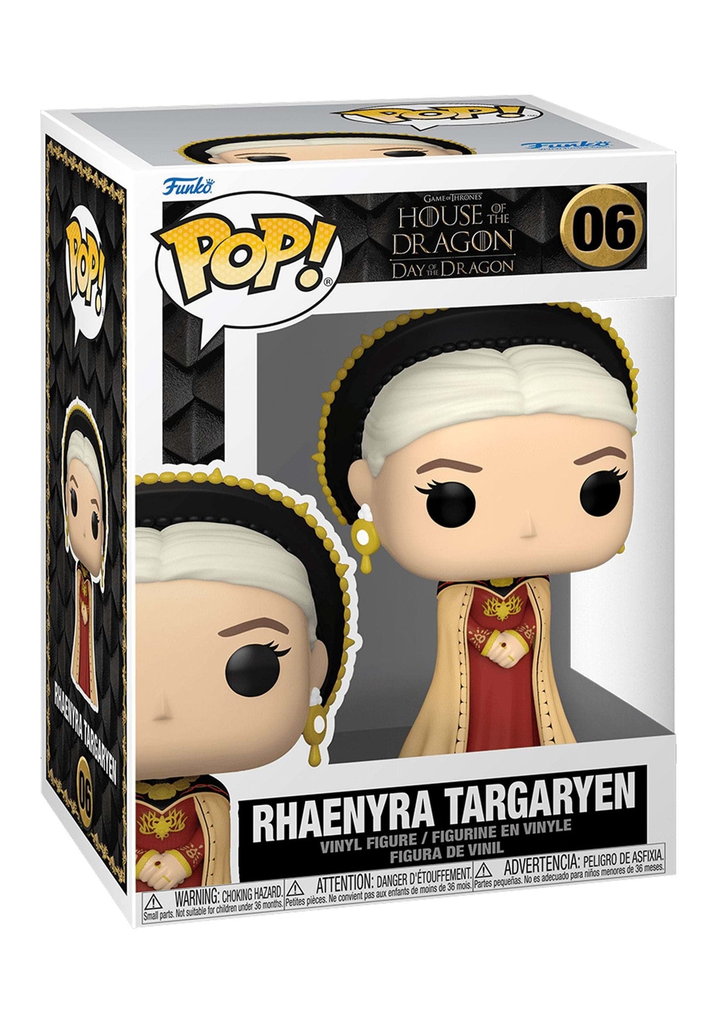 Funko Pop! Rhaenyra Targaryen - House of Dragon Vinyl Figure, Standard Size, Multicolor, Model 65604
