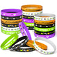 FEPITO 60Pcs Halloween Silicone Wristbands Halloween Party Goodie Bag Filler Trick or Treat Gifts, 6 Styles