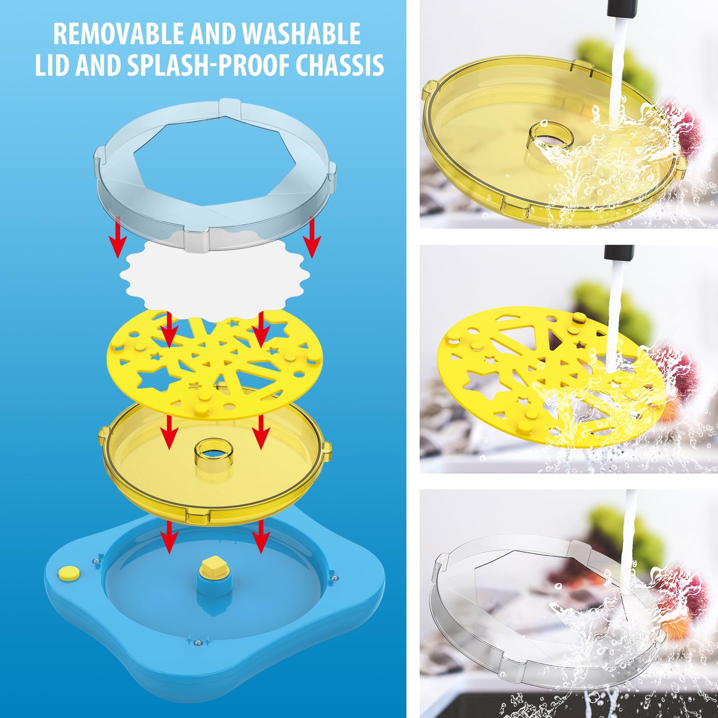 Chilpals Paint Spin Art Machine Kit for Kids,Arts and Crafts Gifts Set for Boys & Girls Ages 4-8,Battery Operated Spinner Painti