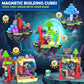 Magnetic Blocks  Build Mine Magnet World Set for Kids Ages 4-8  Magnetic Tiles Toddler Outdoor Toy STEM Construction Building Blocks Sensory Toys for Boys & Girls Ages 3+ Kids Games