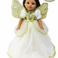 American Fashion World Gold Angel Dress for 14-Inch Dolls | enhanced Quality & Trendy Design | Dolls Clothes | Outfit Fashions for Dolls for Popular Brands