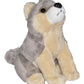Wild Republic Wild Calls Wolf, Authentic Animal Sound, Stuffed Animal, Eight Inches, Gift For Kids, Plush Toy, Fill Is Spun Recycled Water Bottles