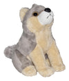 Wild Republic Wild Calls Wolf, Authentic Animal Sound, Stuffed Animal, Eight Inches, Gift For Kids, Plush Toy, Fill Is Spun Recycled Water Bottles