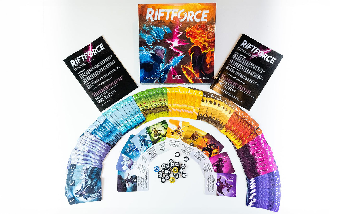 Capstone Games Riftforce Strategy Board Game, 30 Min Play, Ages 10+, Cardboard, Mixed Color, Model 850000576360