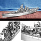 Piececool 3D Puzzles For Adults, Uss Missouri Battleship Metal Model Kits, Diy 3D Metal Puzzle For Teenagers Students Stress Relief, Aircraft Carrier Toy Gift For Boys Men, 155 Pcs