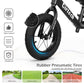 12' Balance Bike For 2, 3, 4, 5 Year Old Boys And Girls, Lightweight Nylon Frame Toddler Training Bike No Pedal Bikes For Kids With Adjustable Seat And Air Tires (Black)