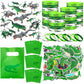 Leyndo 122 Pcs Crocodile Party Favors Gift Set Alligator Reptile Decorations Crocodile Silicone Wristbands Bracelet Stickers Toy