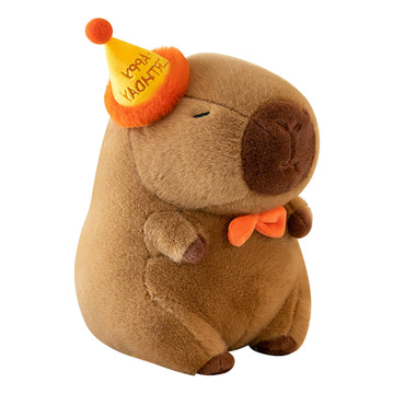 Txdrra Capybara Plush Toy,Cute Capybara Stuffed Animal,Soft Brown Capybara Plushie,Gifts For Boys And Girls (Birthday Capybara,