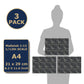 TexturKontor 3 Sheets Self-Adhesive Roof Tiles - Slate Shingles for Dollhouses 1:12 Scale, Large Size