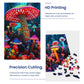1000 Pieces Puzzle For Adults-Mushrooms Puzzle-Wooden Puzzle Highlights The Wonder And Fascination Of The Mushrooms World-Thick, Sturdy Pieces Challenging Family Activity Great Gift Idea,29 X 20 In