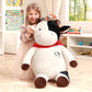 Ikasa Giant Cow Stuffed Animal Plush Toy,30'' Big Large Jumbo Soft Toys,Cute Huge Size Fat Fluffy Plushy Plushie,Gifts For Kids