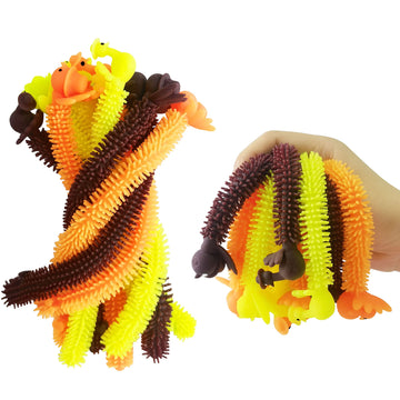 36 Pack Fall Decor Stretchy Strings Sensory Fidget Toys Pack,Autism Toys Great For Kids Treat Bags Gifts Stress Relief Party Favors,Thanksgiving Party Decorations (Thanks Giving)