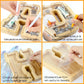 Weallbuy Piggy Bank For Kids Boys Girls Wooden Letter Piggy Bank A-Z Personalized Piggy Bank Clear Coin Bank For Kids With Stick