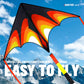 Large Delta Kites Flying Toys For Kids & Adults Easy To Fly,Delta Kite Easy To Fly Factory Outdoor Toys Children'S (Red)