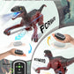 Eulogia Dinosaur Toy, Rc Dinosaur Car With 2-In-1 Remote, Gesture-Sensing Forward Backward Dino, Features Spray & Sounds & Light