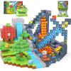 154PCS Dinosaur Toys Magnetic Blocks-Build Mine Magnet World Forest Mine Edition  Dino Adventure Magnetic Building Sensory STEM Kids Toys for Boys Age 3+ Magnet Games for Boys Girls 3-5 4-6 5-7 6-8