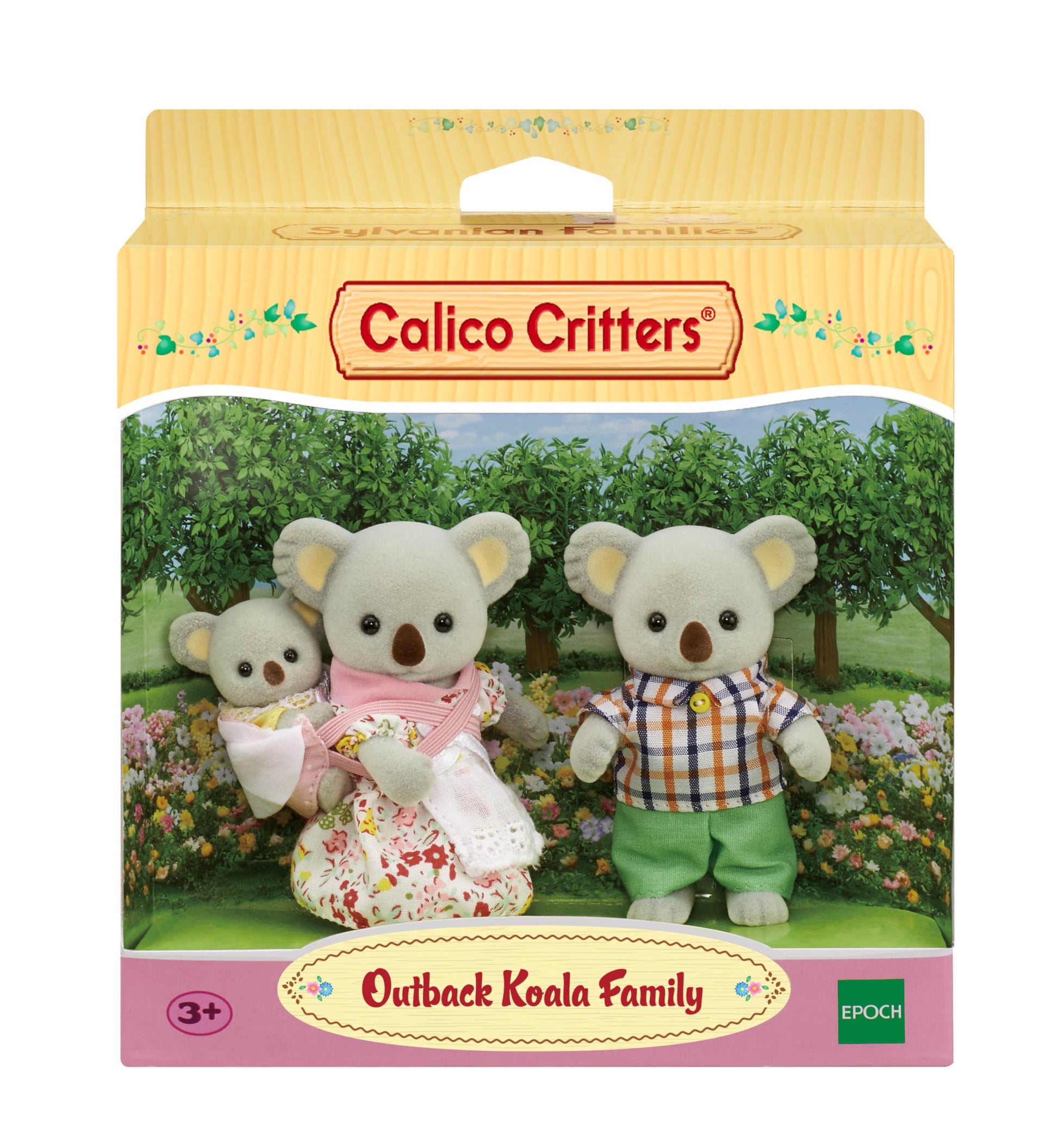 Calico Critters Outback Koala Family, Set of 3 Collectible Doll Figures