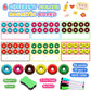 Looikoos Magnetic Ten-Frame Set,Math Manipulative Games For Kids Number Counting Games,Montessori Educational Toy For Kindergarten Preschool 3 4 5 Year Old