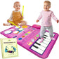 Miniartis 2-In-1 Baby Musical Mat | Floor Piano Mat & Drum Set For Toddlers 1-3 | Baby Musical Toys | Educational Music Mat For Girls & Boys Birthday Gifts