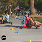 EzyRoller Drifter-X Ride-On Toy for Ages 6+, Alloy Steel, Red, Model EZD1XB, Up to 150lbs