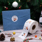 800 Pcs Christmas Snowman Stickers Roll Winter Snowman Stickers Cute Round Circle Stickers for Christmas Party Decoration