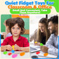 Fidget Toys Sensory Stone For Kids: Silicone Textured Worry Stones For Autism Kids - Quiet Fidgets For Students Anxiety Relief - Classroom Prizes Sensory Toys - Easter Basket Stuffers Egg Fillers
