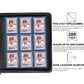 D DACCKIT Toploader Binder  Holds 288 Toploaders - 9-Pocket Top Loader Binder for 3 x 4 Rigid Card Holders for Trading Cards or Sports Cards(Model B Classic Black )