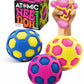 Schylling Atomic Nee Doh...Groovy Glob! Squishy, Squeezy, Stretchy Stress Fidget Balls Blue, Yellow & Pink Complete Gift Set Par