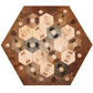 Custom Wood Settler Game Board - 2-4 Players | Main Board Red Oak Frame | Compatible With Catan