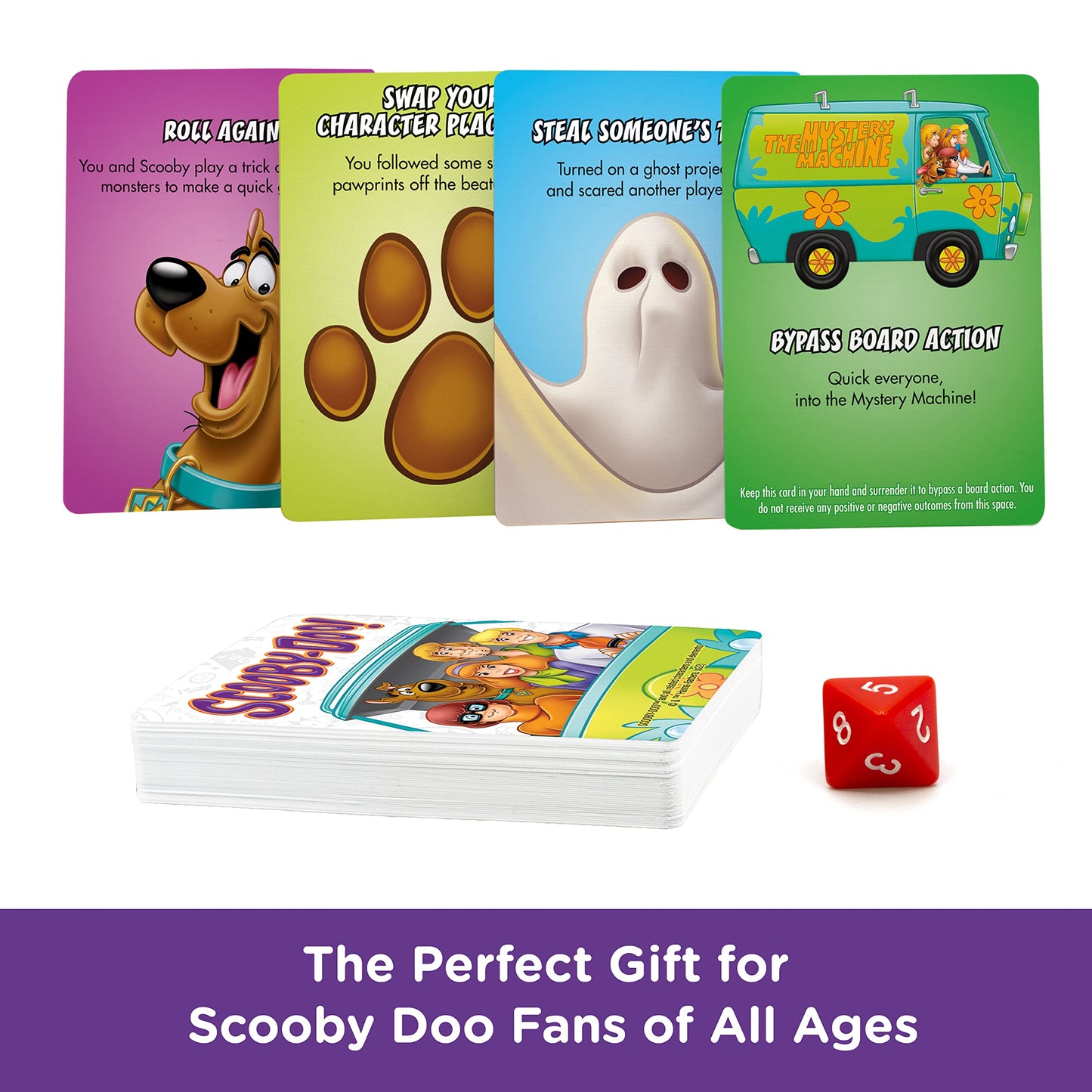 Aquarius Scooby-Doo Journey Board Game - Fun For Kids & Adults - Officially Licensed Scooby-Doo Merchandise & Collectibles (97018), Blue, White, Orange, For 96 Months