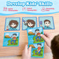 Kasfalci Sequencing Cards,Sequence Board Game For Kids,Speech Therapy Materials Toys For Autism,Story Storytelling,Social Skills