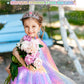 Dolnow Princess Dress Up Clothes For Little Girl, Light Up Princess Dresses Princess Cape With Crown Wand Toys For 3-6 Girls