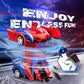 Excitobo Transform Remote Control Car, 1:18 Scale, 2.4GHz, ABS Material, 360° Rotation, Toys for Boys & Girls Age 3-12