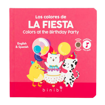 Binibi Spanish Musical Book Colors At The Birthday Party | Spanish Learning For Kids | Bilingual Children'S Book | Bilingual Boo