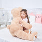 Ikasa Giant Teddy Bear Plush Toy Stuffed Animals (Brown, 39 Inches)