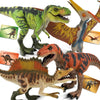 Zippytots 4 PCS Jumbo Dinosaur Toys for Kids 3-5 Realistic Dinosaur Figures with Movable Parts & Learning Cards- Big Dino Toys for Kids 5-7 Ideal Gift for Toddlers Boys Girls Ages 3+