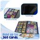 Card Binder  9 Pocket Trading Card Album Folder 20 Pages  360 Card Capacity Sports Card Binder  enhanced Card Binders Compatible with MTG  TCG  Baseball Cards (Cobalt)